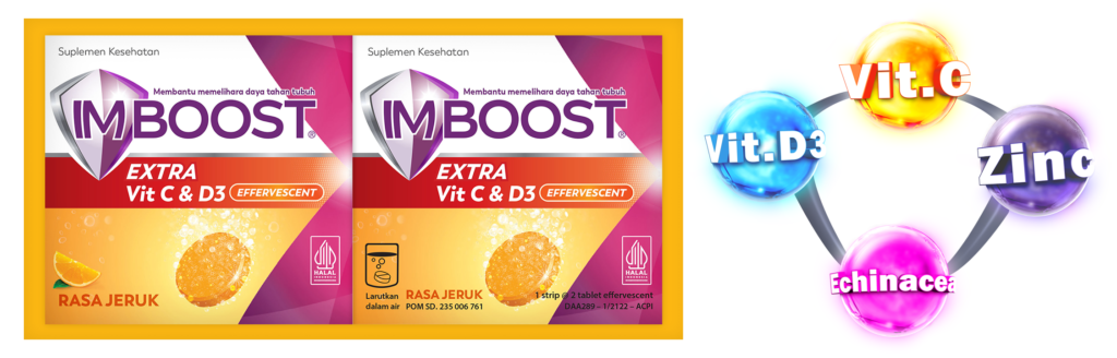 EXTRA VIT. C & D3 STRIP EFFERVESCENT